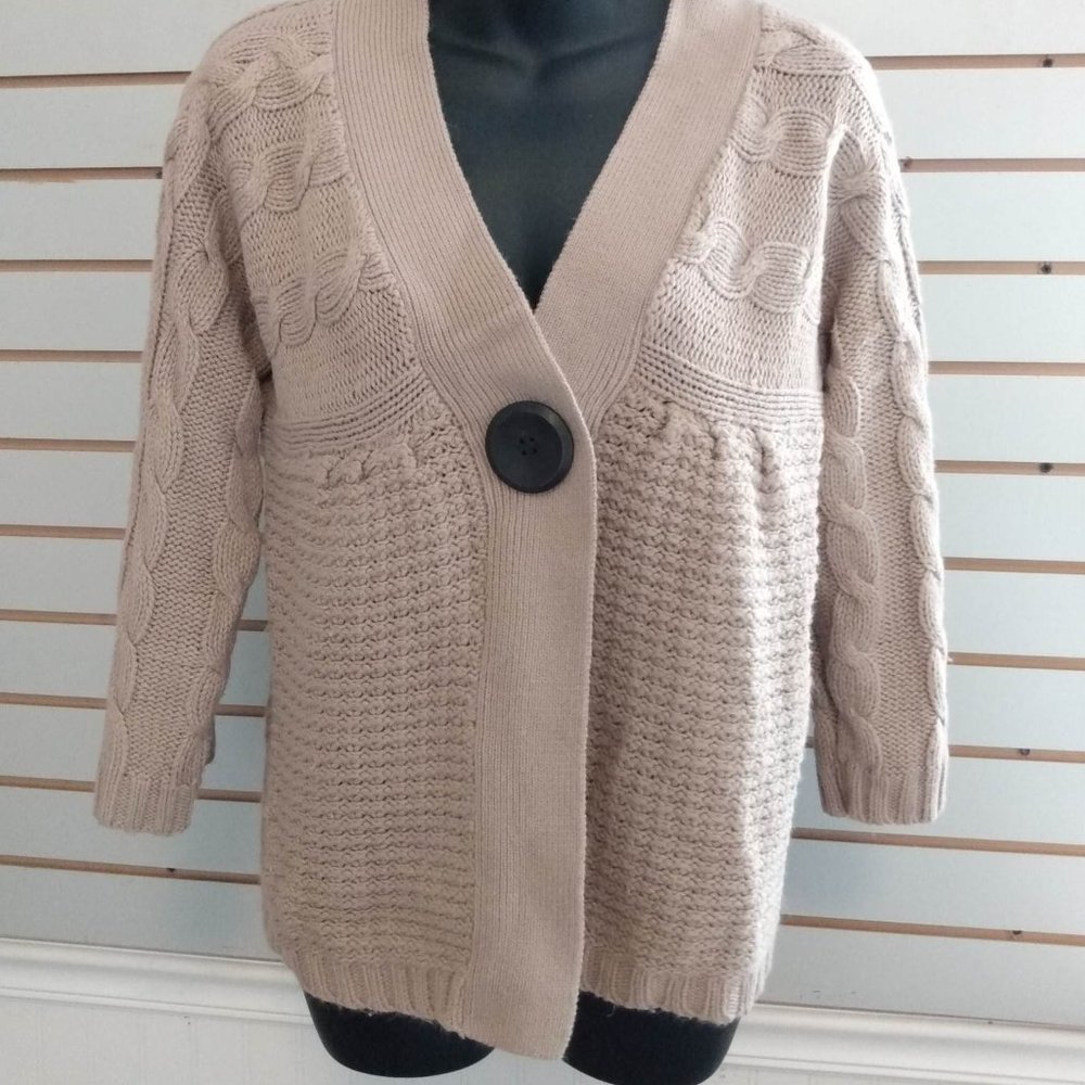 Allison Brittany Dusty Rose cardigan Med